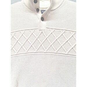 Chaps Men's Pullover Sweater 100% Cotton Beige‎ Size XXL